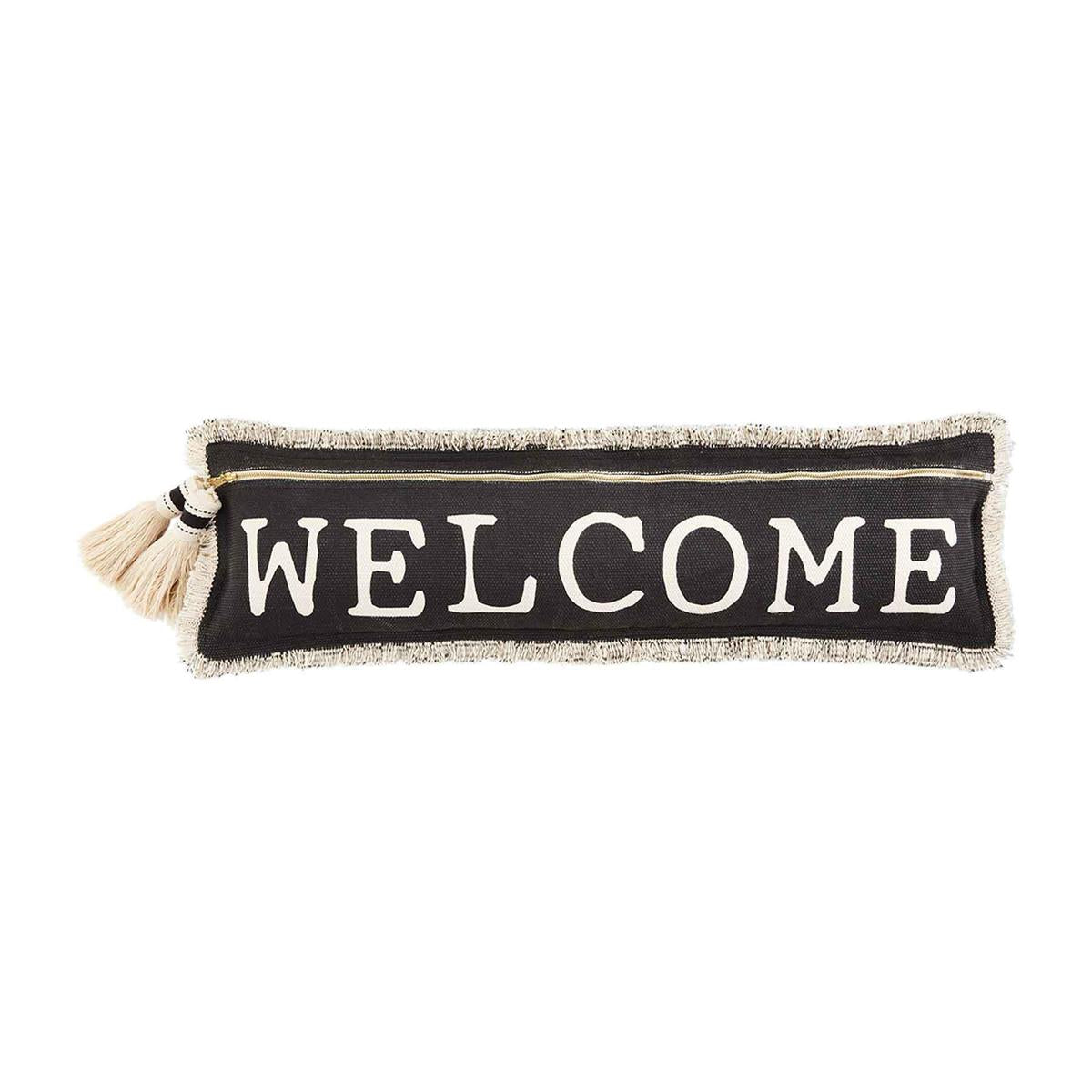 Long Welcome Tassel Pillow