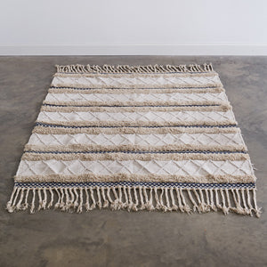 Neutral Handwoven Area Rug - Bellinor