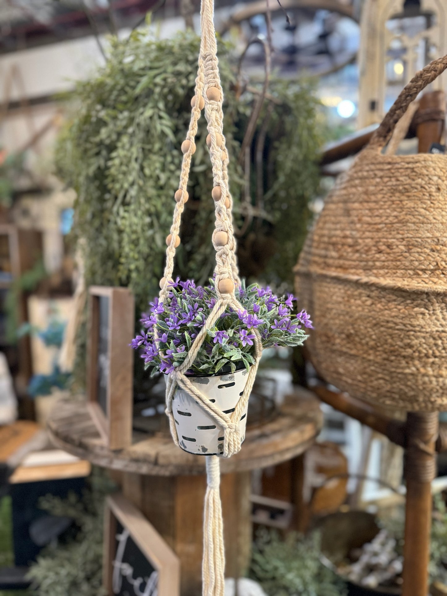 Macrame Plant Hanger - 39”