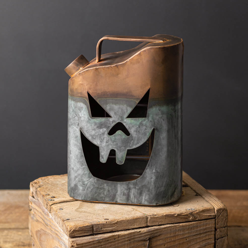 Jack-O'-Lantern Gas Can Luminary