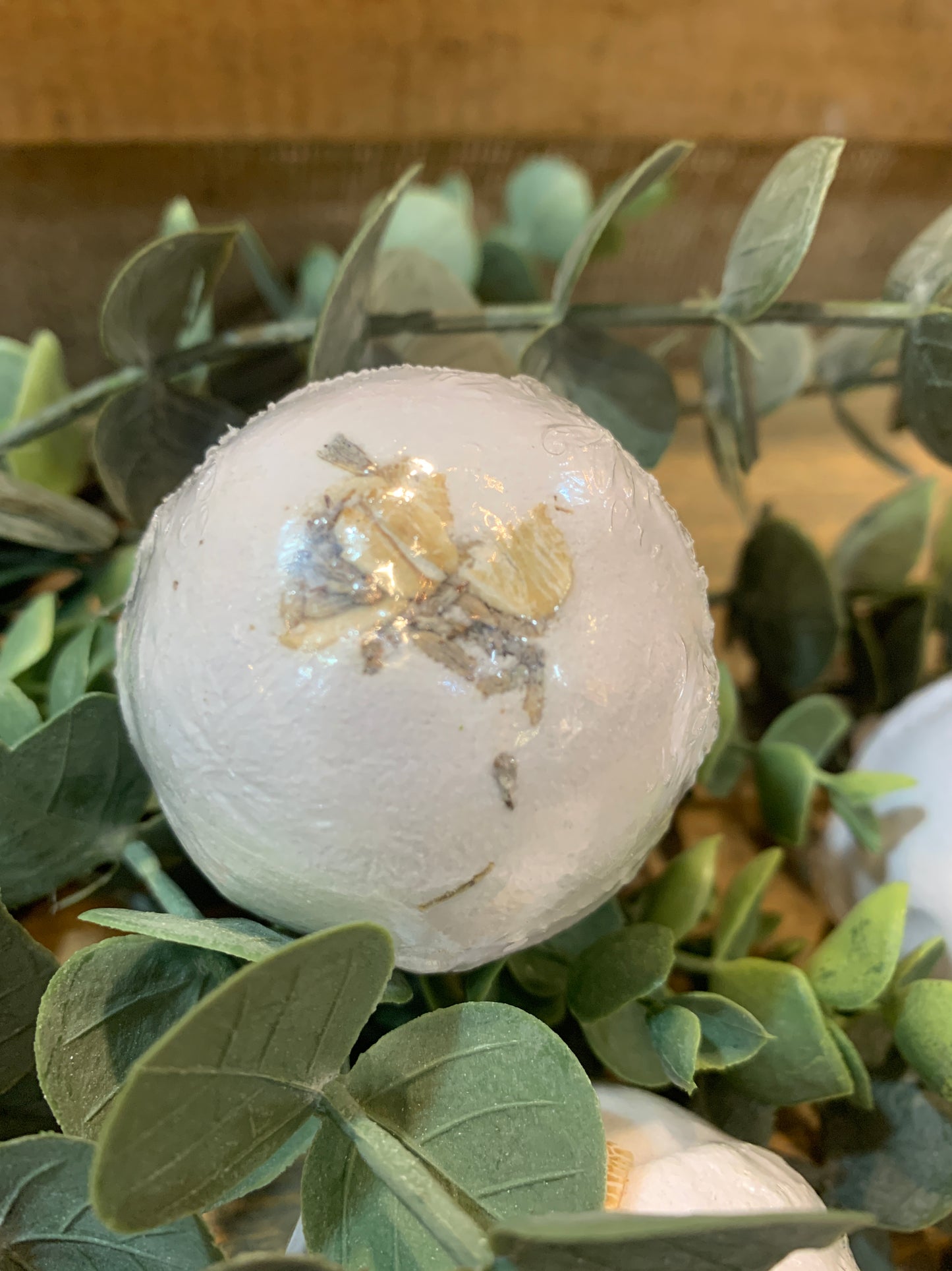 Lavender and Sea Salt Rose Bath Bomb