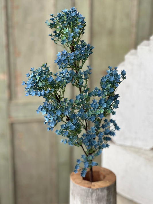 Andromeda Buds Spray Blue - 28"