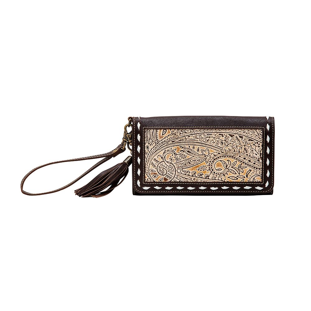 myra bag wristlet tooled leather wallet boho wristlet western style ladies wallet western wristlet myra bag