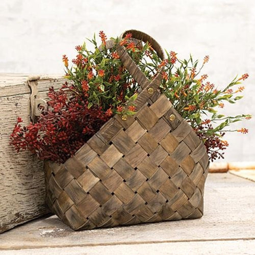 Rustic Woven Gathering Basket