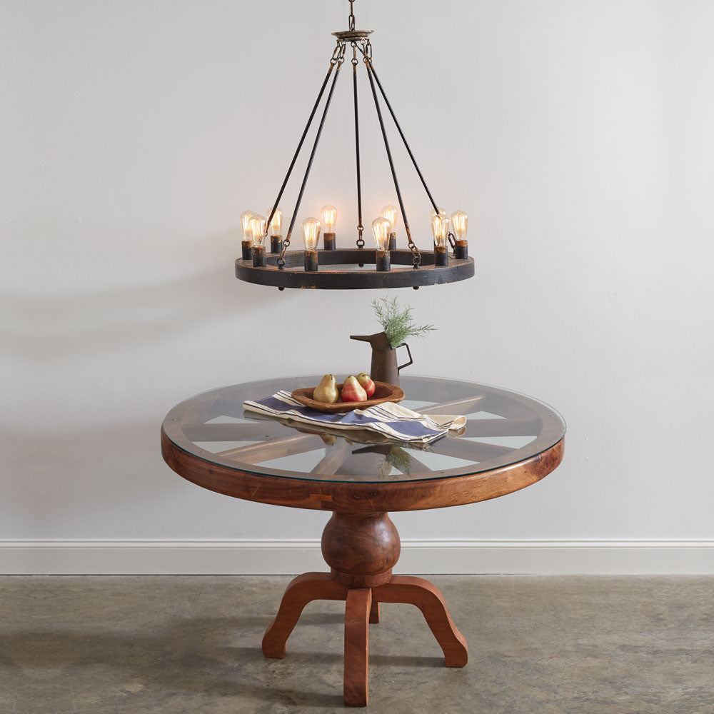 Wagon Wheel Chandelier