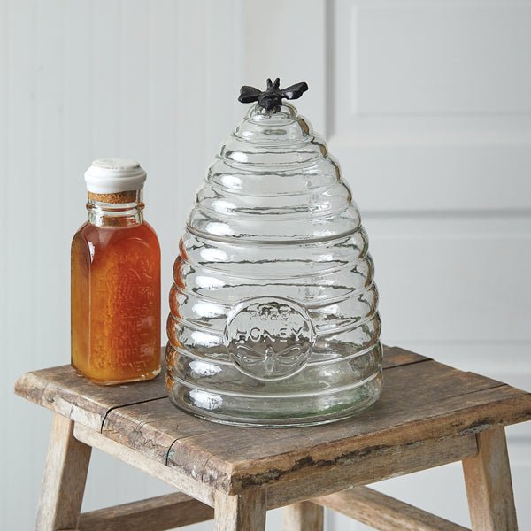 Honey Hive Glass Canister - Large#shop_name